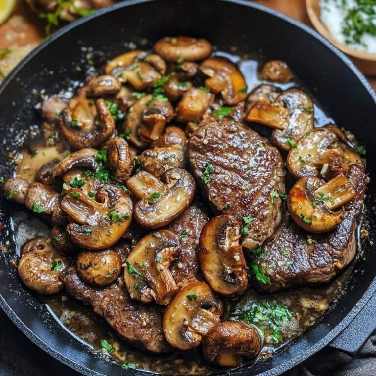 Garlic Butter Steak & Mushroom