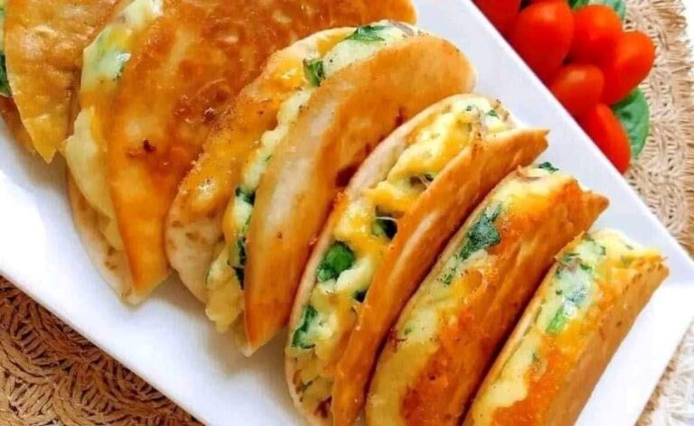 Grilled Potatoes with Spinach