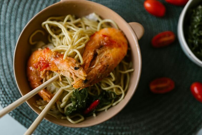 Garlic Shrimp Pasta