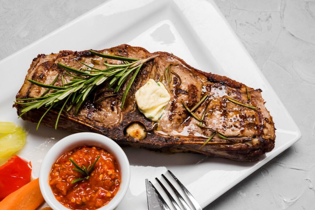 Lemon Herb Butter Steak