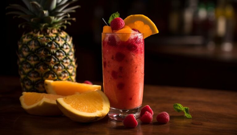 Strawberry Pineapple Mocktail