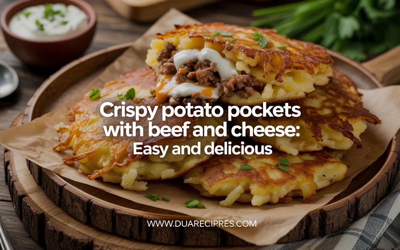 Crispy Potato Pockets with Beef and Cheese: Easy and Delicious
