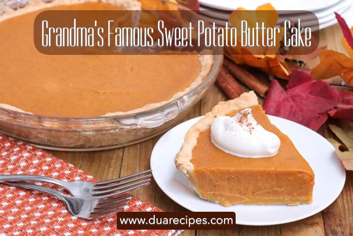 Grandma's Famous Sweet Potato Butter Cake