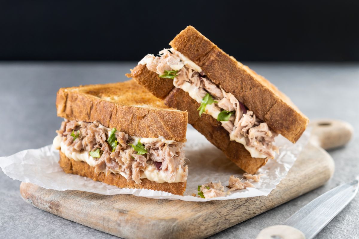 spicy tuna melt