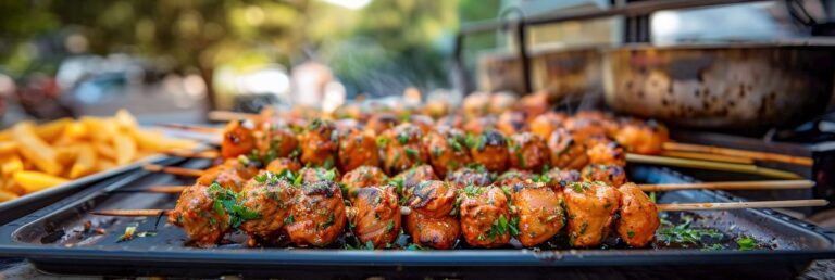 How to Make Juicy Thai Chicken Skewers on the Grill