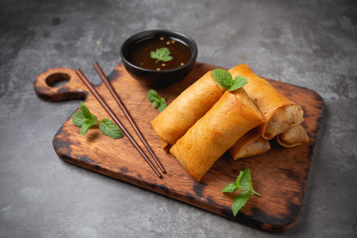 Crispy Crab Cake Egg Rolls