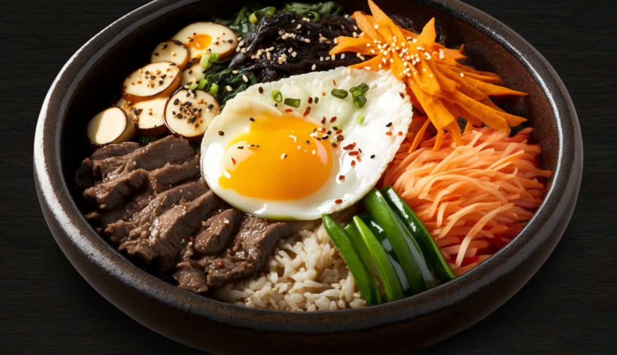 Korean BBQ Steak Rice Bowls with Spicy Cream Sauce