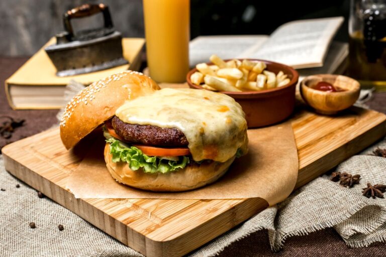 Mushroom and Swiss Burger Foil Packets