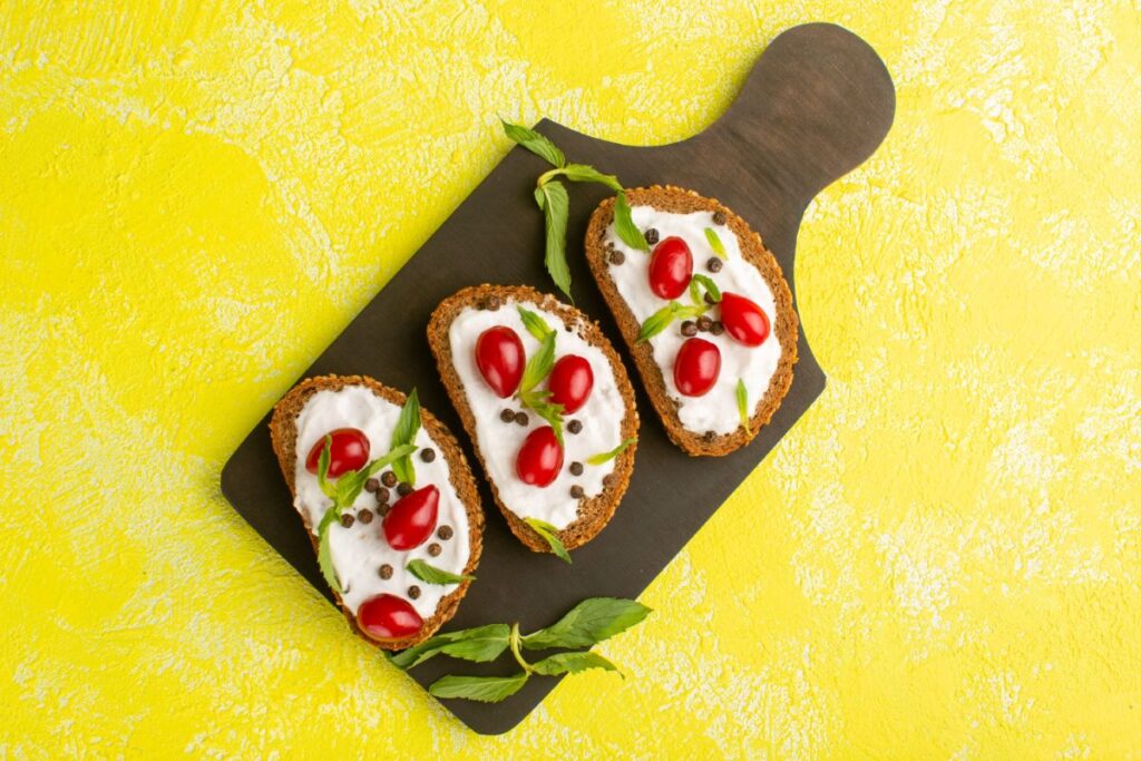 Crostini with Cream Cheese