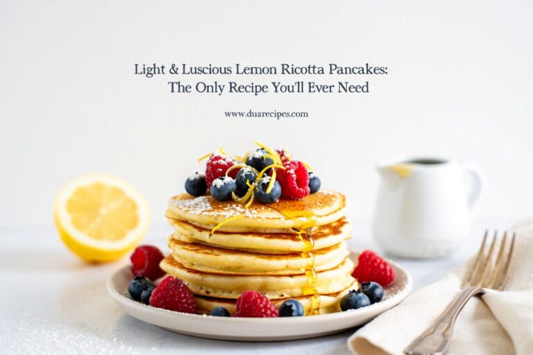 lemon ricotta pancakes