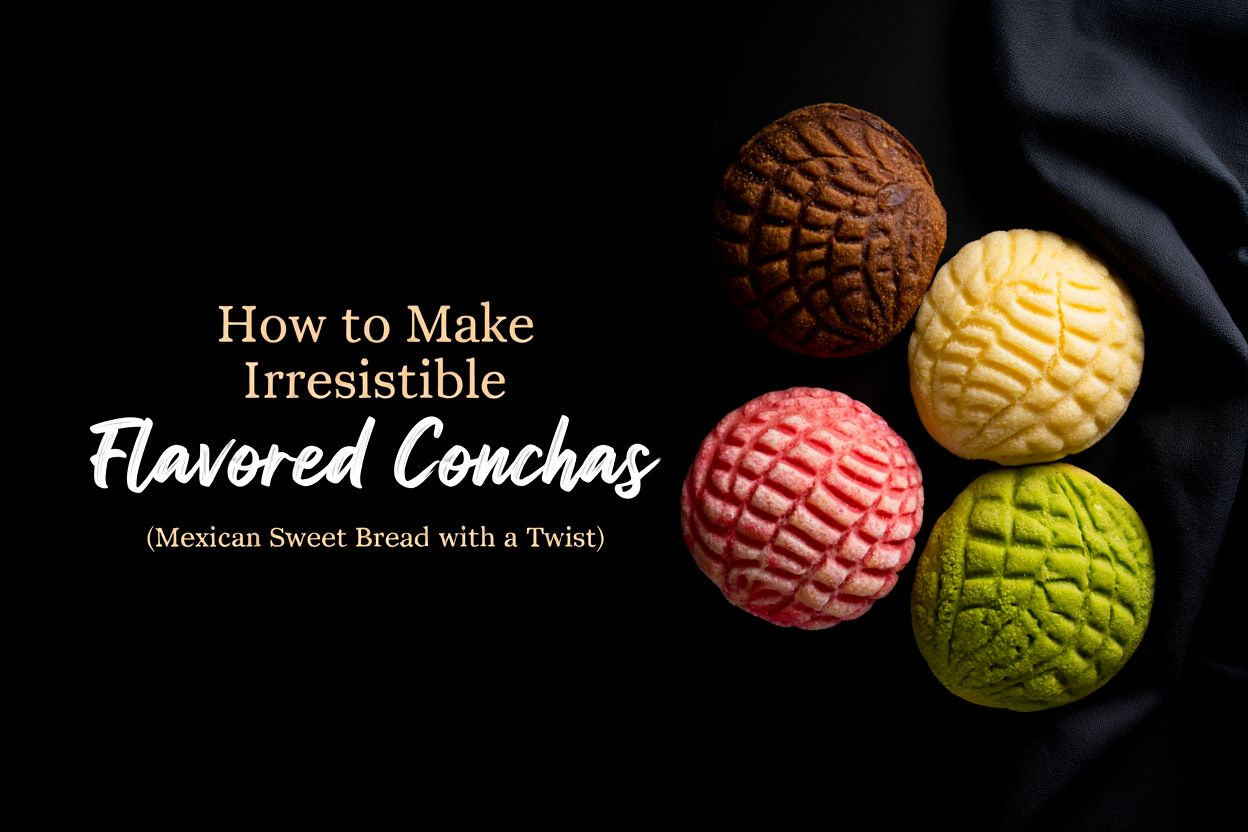 How to Make Irresistible Flavored Conchas (Mexican Sweet Bread with a Twist) 1 Flavored Conchas