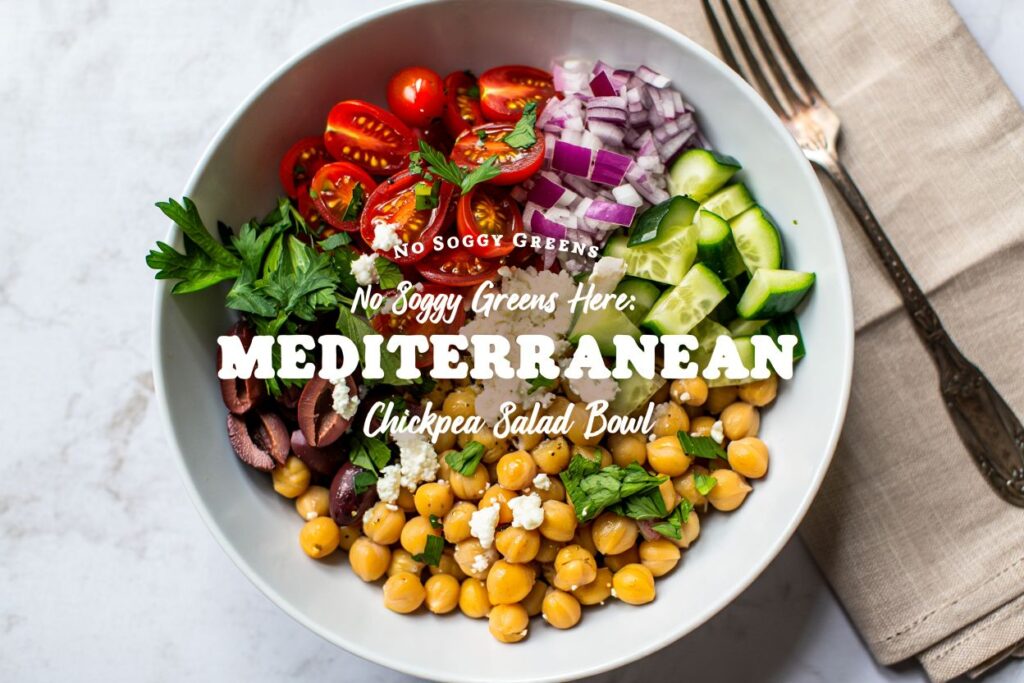 Mediterranean Chickpea Salad - Marble