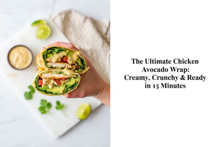 Chicken Avocado Wrap