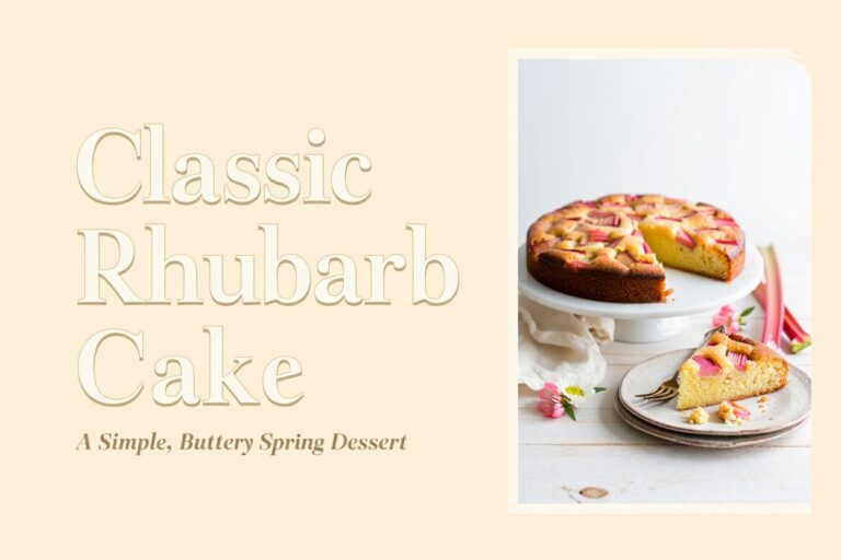 Classic Rhubarb Cake