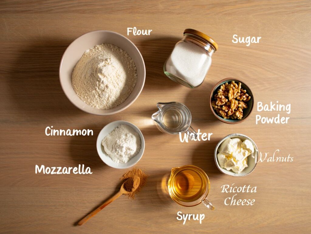 Labeled Qatayef Ingredients